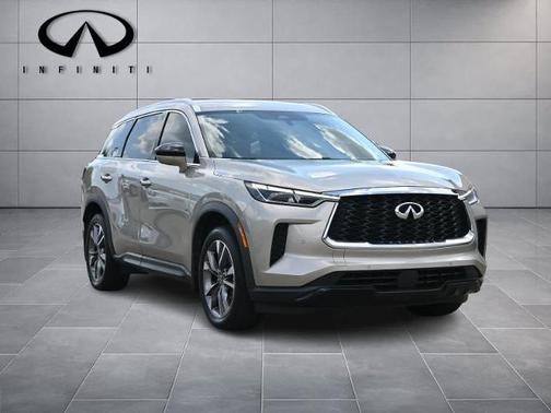 Warm Titanium 2024 INFINITI QX60 LUXE