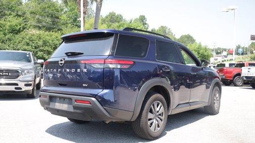 Deep Ocean Blue 2024 Nissan Pathfinder SV