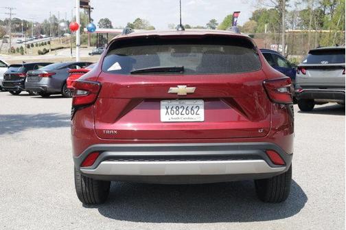 Crimson Metallic 2025 Chevrolet Trax LT