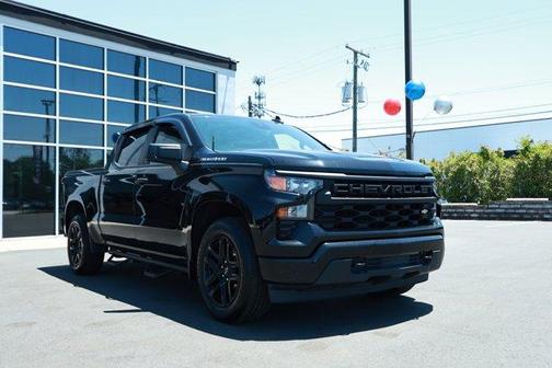 Black 2023 Chevrolet Silverado 1500 Custom