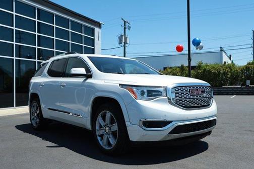 White Frost Tri-Coat 2017 GMC Acadia Denali