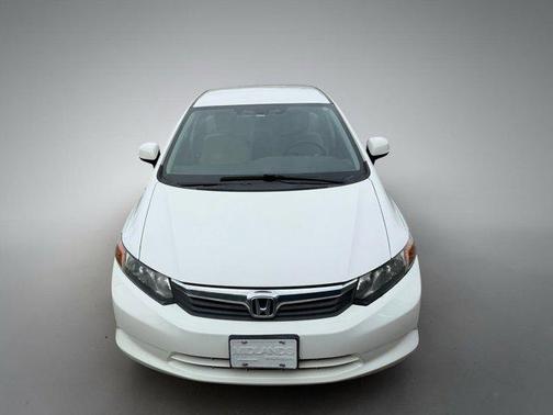 White 2012 Honda Civic LX