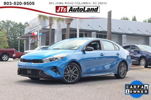 Blue 2023 Kia Forte GT-Line