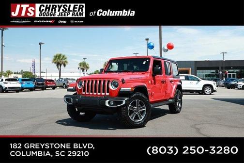 Firecracker Red Clearcoat 2023 Jeep Wrangler Sahara