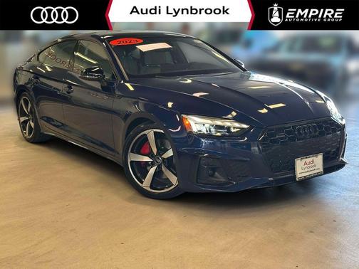 Navarra Blue Metallic 2023 Audi A5 Sportback 45 S Line Premium Plus