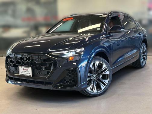Waitomo Blue Metallic 2025 Audi Q8 55 Premium