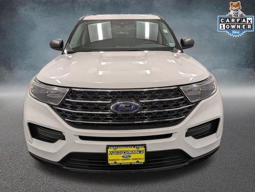 STAR WHITE MET TRI-COAT 2023 Ford Explorer XLT