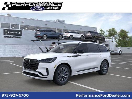 Pristine White 2026 Lincoln Aviator Premiere SUV