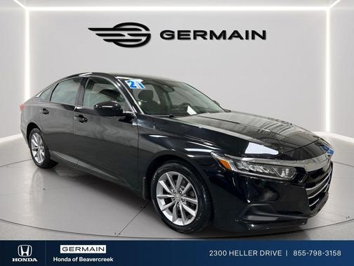 Crystal Black Pearl 2021 Honda Accord LX 1.5T