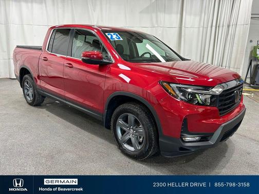 Radiant Red Metallic II 2023 Honda Ridgeline RTL
