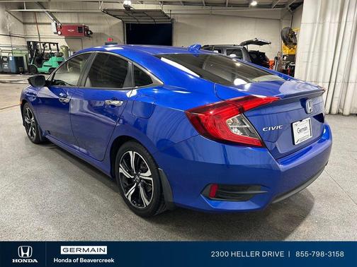 Aegean Blue Metallic 2018 Honda Civic Touring