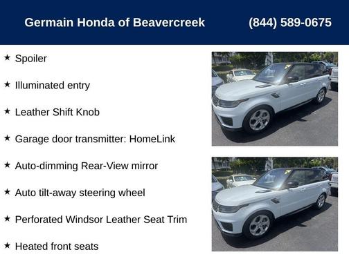 2018 Land Rover Range Rover Sport 3.0L Supercharged HSE