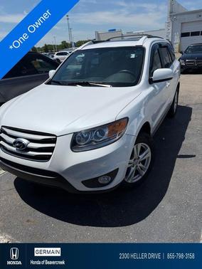 Frost White Pearl 2012 Hyundai SANTA FE Limited