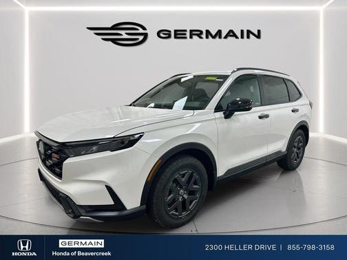 Platinum White Pearl 2026 Honda CR-V Hybrid TrailSport