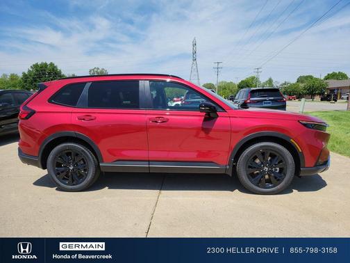 Radiant Red Metallic 2026 Honda CR-V Hybrid Sport Touring