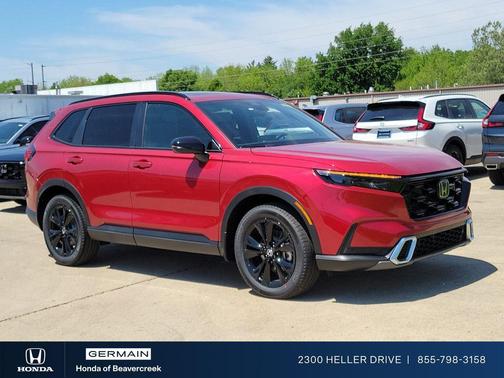 Radiant Red Metallic 2026 Honda CR-V Hybrid Sport Touring
