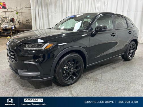 Crystal Black Pearl 2024 Honda HR-V Sport