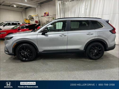 Silver 2024 Honda CR-V Hybrid Sport