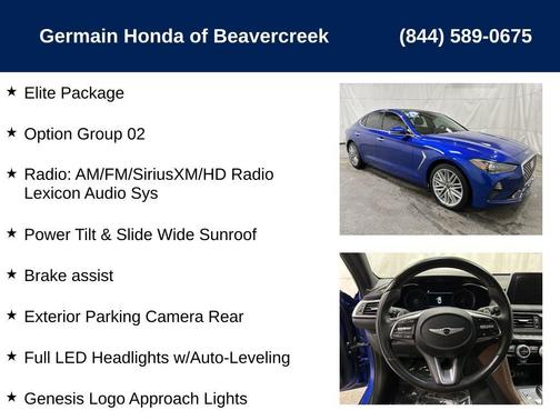 2020 Genesis G70 2.0T