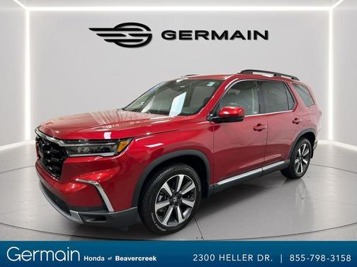 Radiant Red Metallic II 2025 Honda Pilot Touring