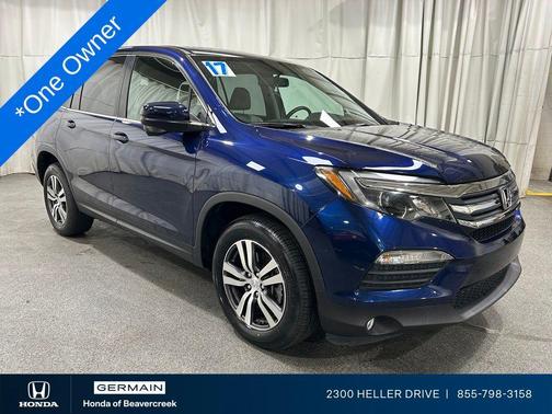 Obsidian Blue Pearl 2017 Honda Pilot EX-L