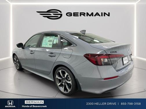 Gray 2026 Honda Civic Hybrid Sport