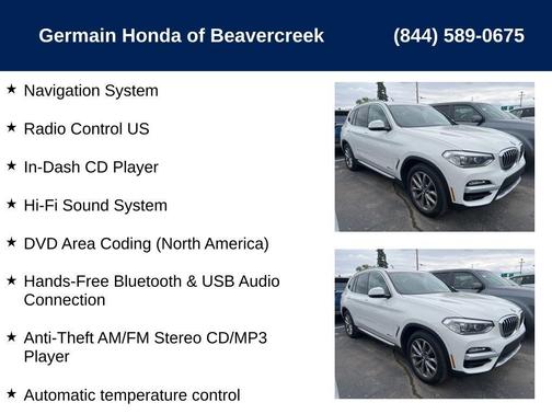 2018 BMW X3 xDrive30i