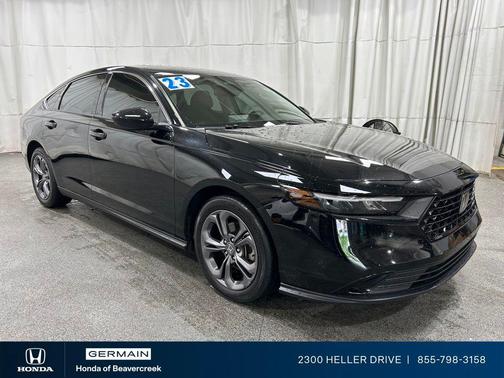 Crystal Black Pearl 2023 Honda Accord EX