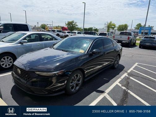 Black 2023 Honda Accord EX