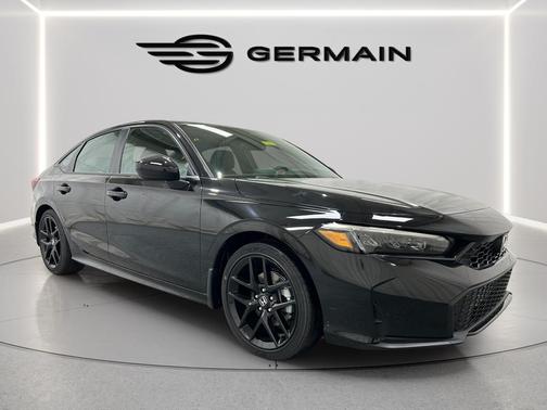 Crystal Black Pearl 2026 Honda Civic Hybrid Sport