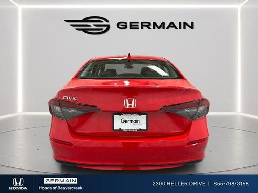 Red 2026 Honda Civic LX