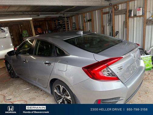 Silver 2018 Honda Civic Touring