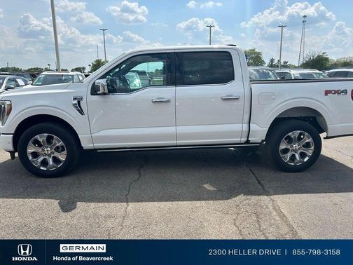 White Metallic 2023 Ford F-150 Platinum