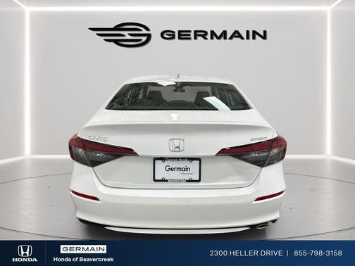 Platinum White Pearl 2026 Honda Civic Sport