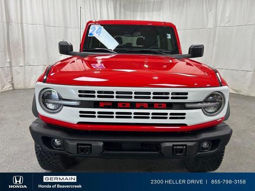 Race Red 2024 Ford Bronco Heritage Edition