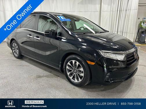 Crystal Black Pearl 2021 Honda Odyssey EX-L
