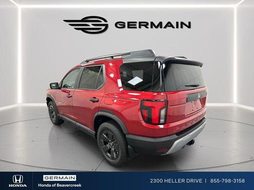 Radiant Red Metallic II 2026 Honda Passport RTL Towing