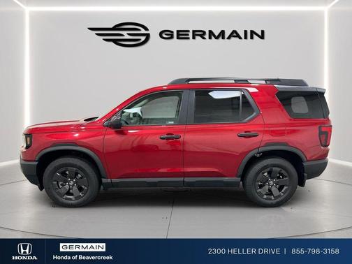 Radiant Red Metallic II 2026 Honda Passport RTL Towing