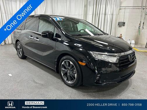 Crystal Black Pearl 2023 Honda Odyssey Elite
