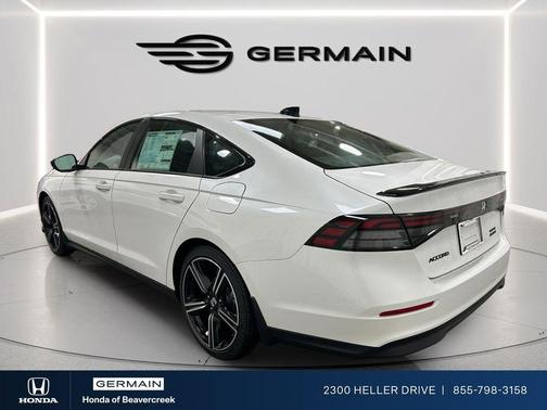 Platinum White Pearl 2026 Honda Accord Hybrid Sport