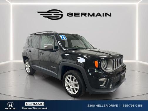 Black Clearcoat 2021 Jeep Renegade Limited