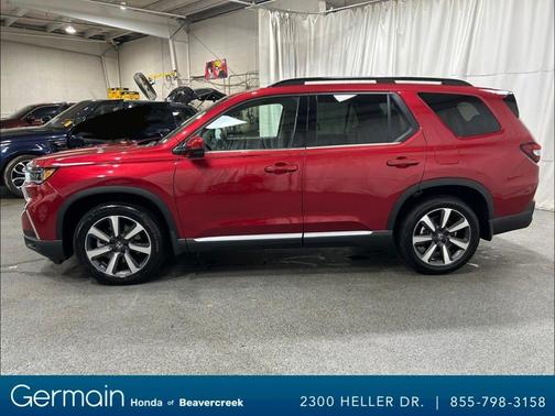 Radiant Red Metallic II 2025 Honda Pilot Touring