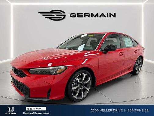 Rallye Red 2026 Honda Civic Hybrid Sport Touring