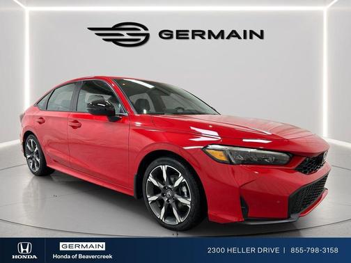 Rallye Red 2026 Honda Civic Hybrid Sport Touring
