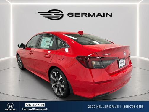 Rallye Red 2026 Honda Civic Hybrid Sport Touring