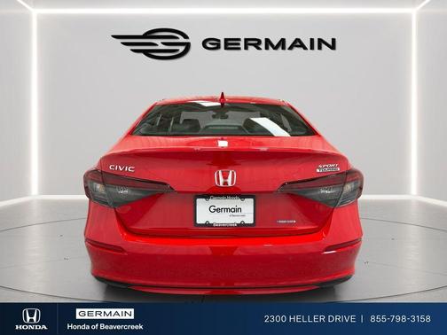 Rallye Red 2026 Honda Civic Hybrid Sport Touring