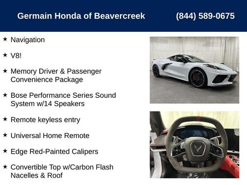 2022 Chevrolet Corvette Stingray w/2LT
