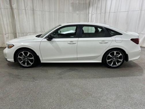 Platinum White Pearl 2026 Honda Civic Hybrid TOURING