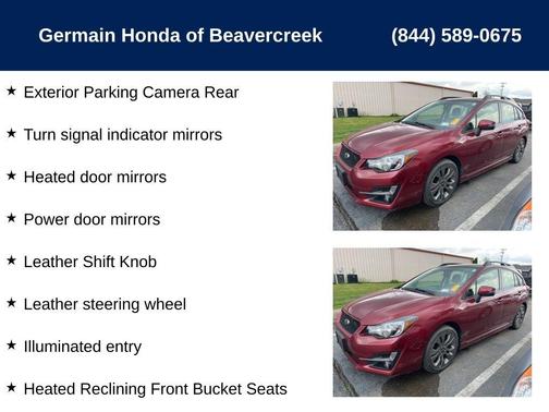 2016 Subaru Impreza 2.0i Sport Premium