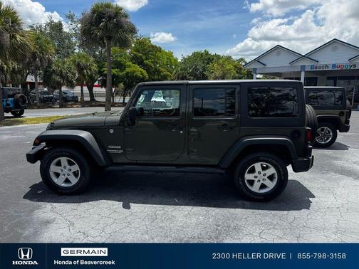 Black 2016 Jeep Wrangler Unlimited Sport